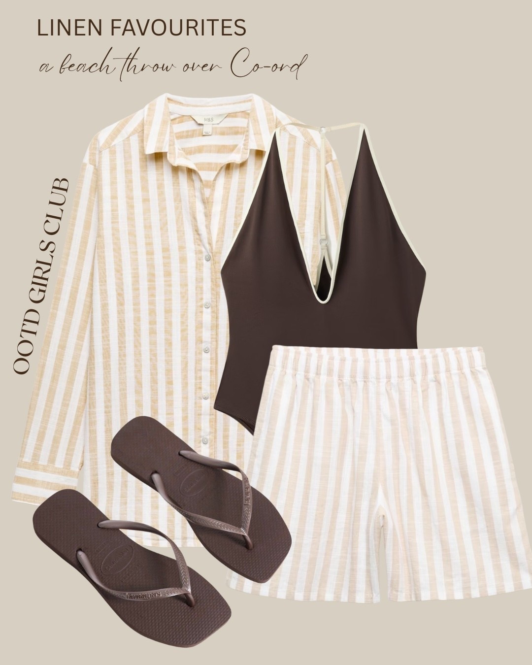 Striped linen beach set outfit idea - holiday 

#LTKeurope #LTKstyletip #LTKtravel