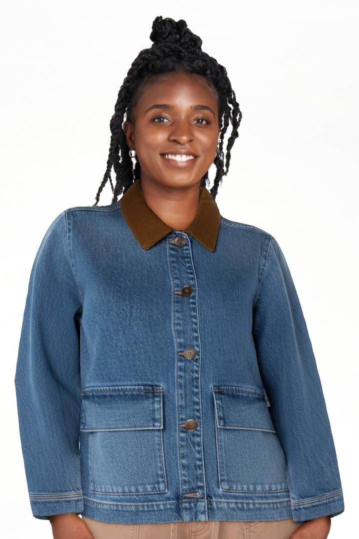 Celebrity Pink Women's and Women's Plus Boxy Barn Jacket, Sizes XS-4X | Walmart (US)