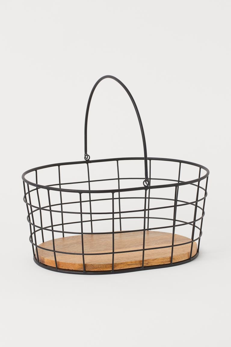 Metal Storage Basket - Black - Home All | H&M US | H&M (US + CA)