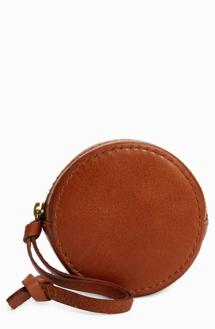 The Mini Leather Circle Pouch | Nordstrom