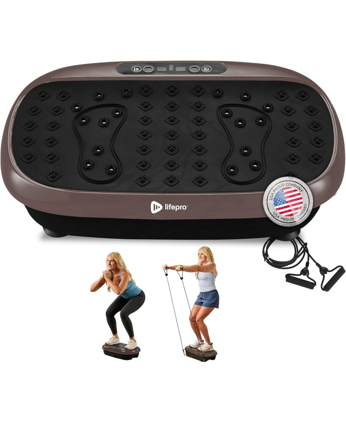 Lifepro HexaPlate Lite Vibration Plate Exercise Machine â Full Body Vibrating Platform for Lymphatic Drainage, Recovery & Muscle Toning | Macy's