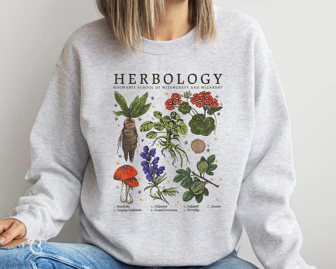 Herbology Plants Sweatshirt Herbology Sweatshirt Gift for - Etsy | Etsy (US)