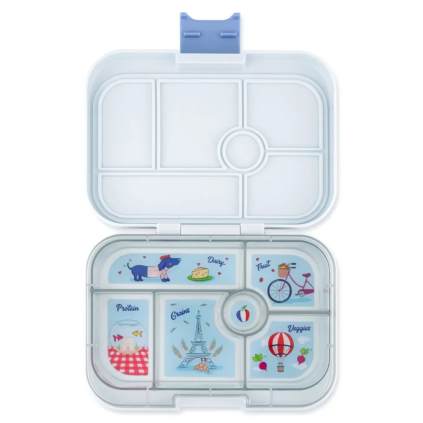 Leakproof Bento Box for Kids - Yumbox Hazy Gray | JoJo Mommy