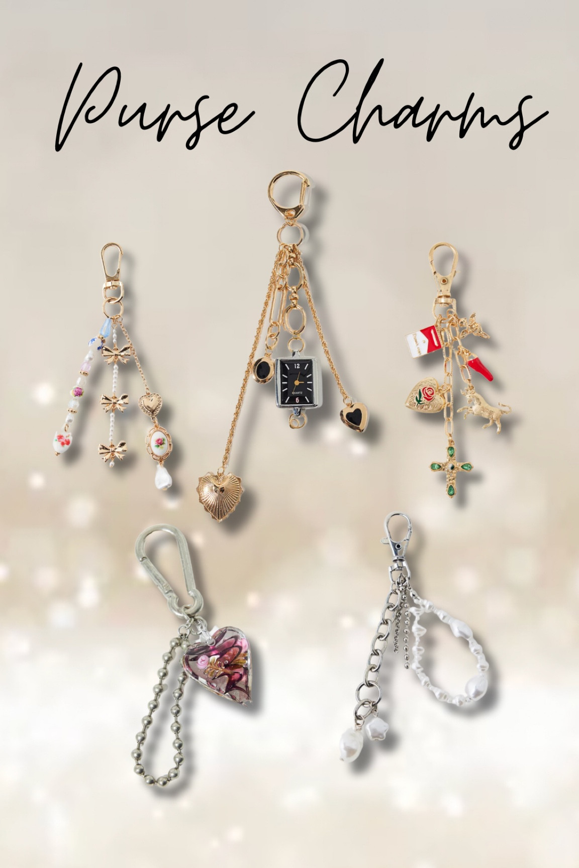 Fancy up any purse with these cute purse charms  

#LTKGiftGuide #LTKHoliday