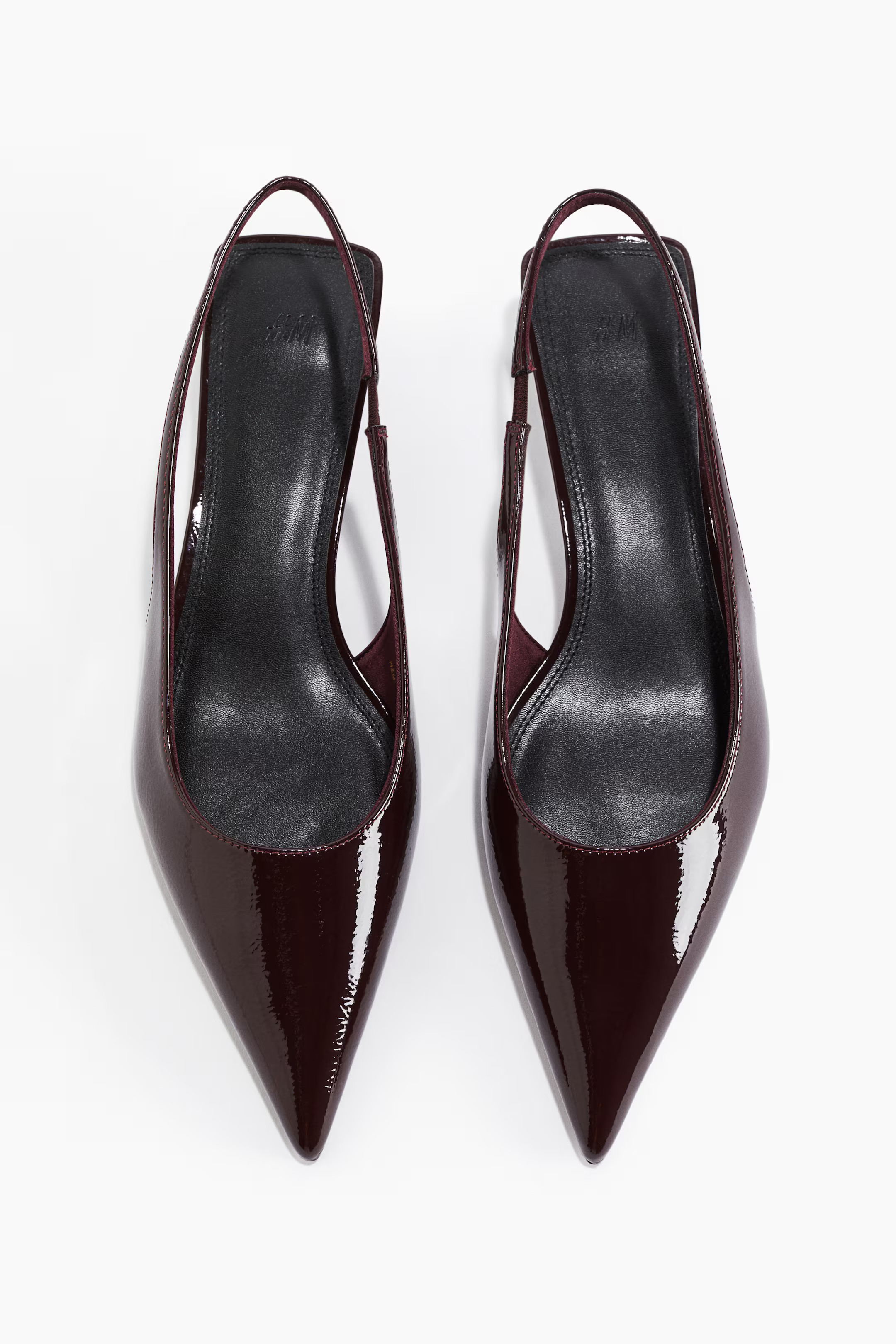 Kitten-heeled pointed slingbacks | H&M (UK, MY, IN, SG, PH, TW, HK)
