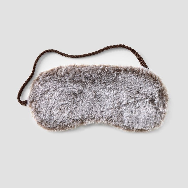 Women's Faux Fur Eye Mask One Size | Target