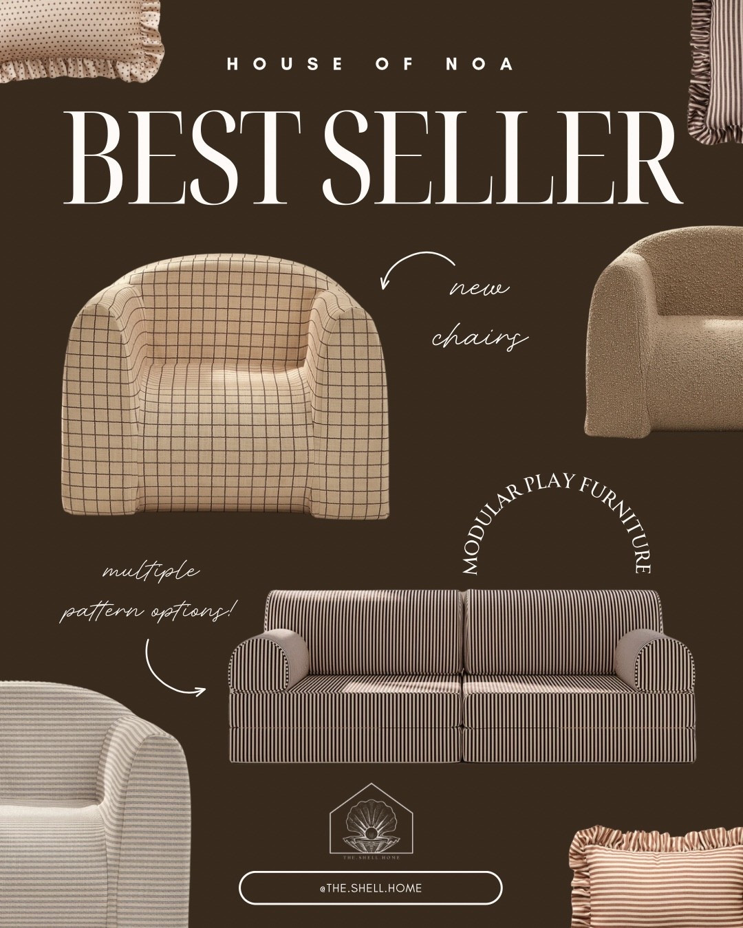 One of the TOP SELLERS! 

These modular playroom furniture (chairs and pillows and more!) from House of NOA. Such a hit with the kids and whole family. The perfect Christmas gift! 🎁 

#LTKHome #LTKmomlife #LTKGiftGuide