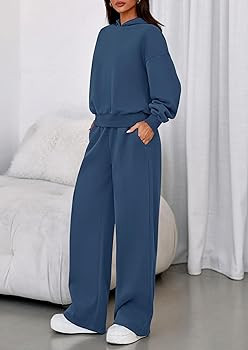 Amazon.com: PRETTYGARDEN Womens Sweatsuits 2 Piece Set 2025 Casual Winter Long Sleeve Hoodie Loos... | Amazon (US)