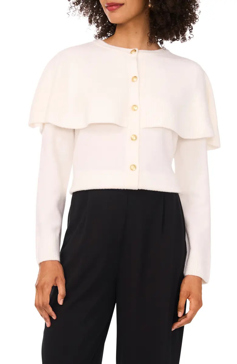 Vince Camuto Cape Detail Cardigan | Nordstrom | Nordstrom