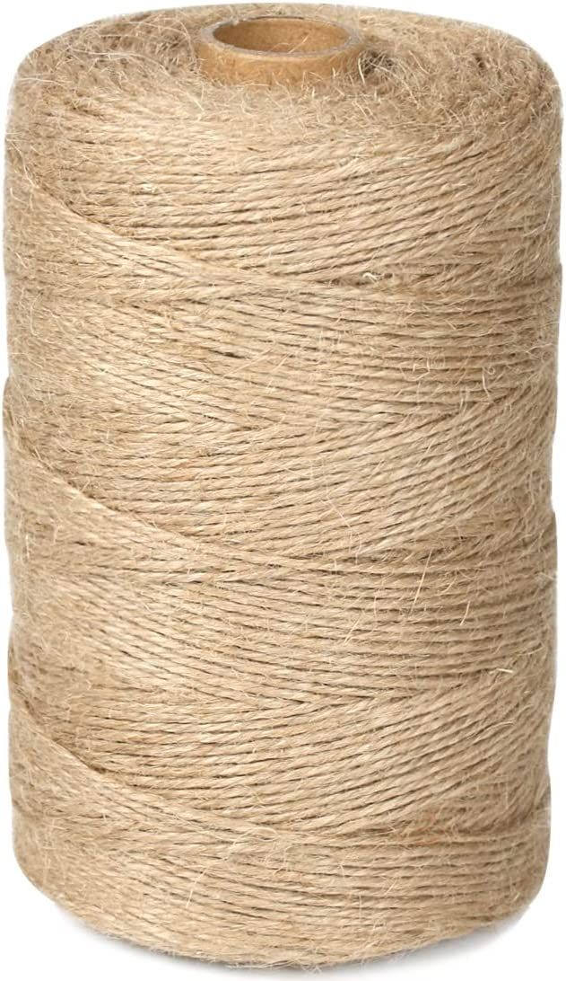 PerkHomy 1100FT Jute Twine String 2mm Natural Thin Ribbon Twine for Craft Gardening Plant Gift Wr... | Amazon (US)