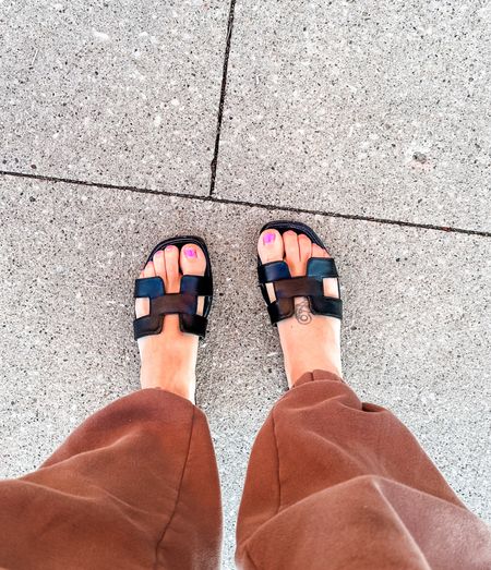 How CUTE are these designer knockoff sandals? They’re really comfortable and super chic. Great price point and look just like the real thing! Lots of colors available  

#LTKfindsunder50 #LTKshoecrush #LTKstyletip