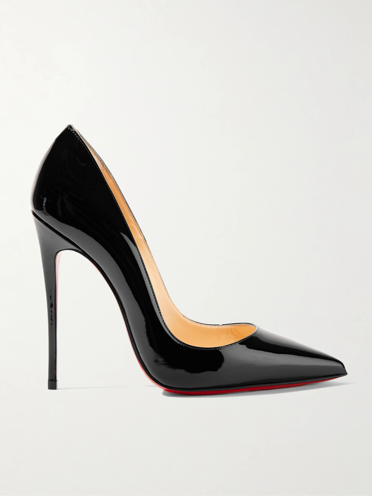 Christian Louboutin - So Kate 120 Patent-leather Pumps - Black | NET-A-PORTER (US)