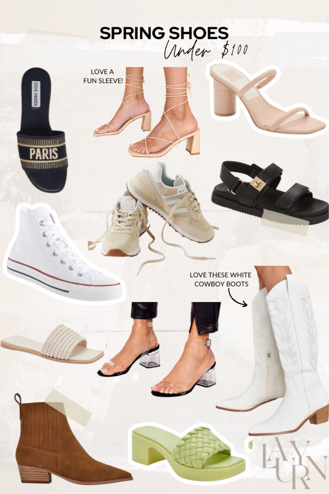 Spring shoes under $100