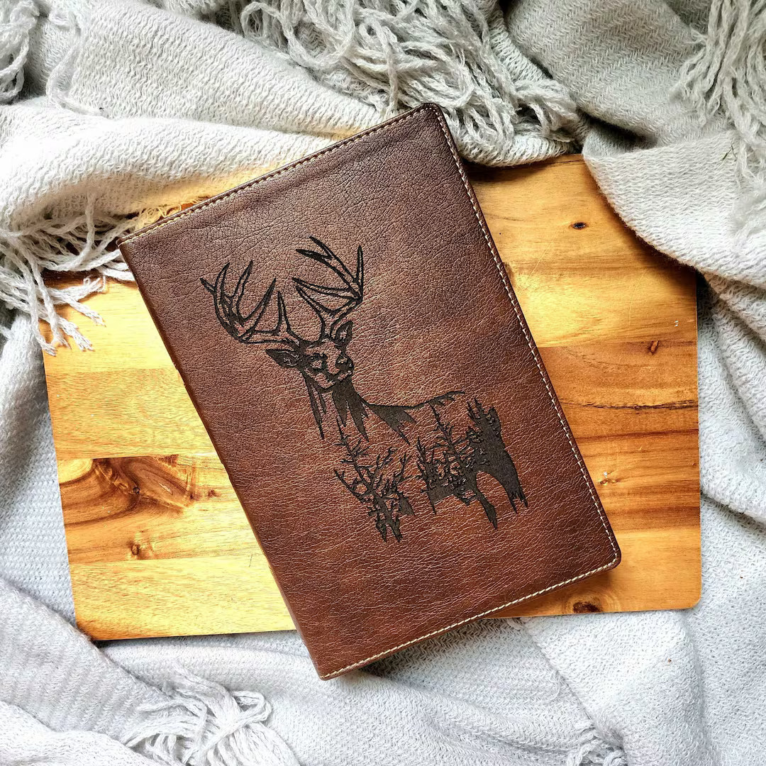 Wild Buck Leather Bible Personalized Leather Bible Engraved Imitation Leather Bible Leather Bible... | Etsy (US)