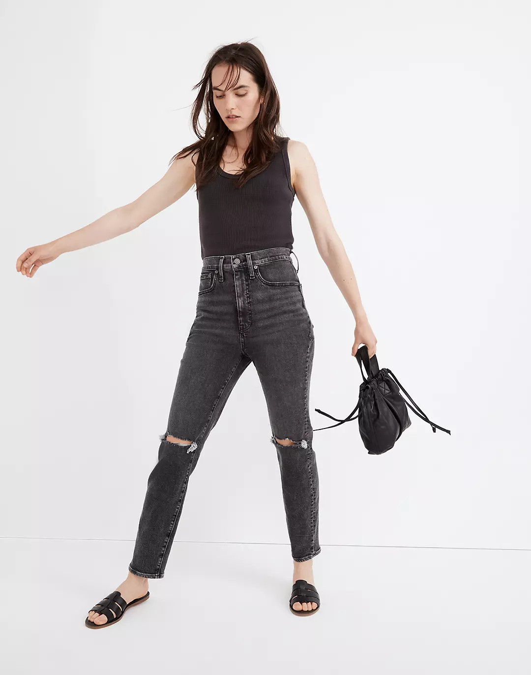 The Tall Momjean in Pennhurst Wash: Ripped Edition | Madewell