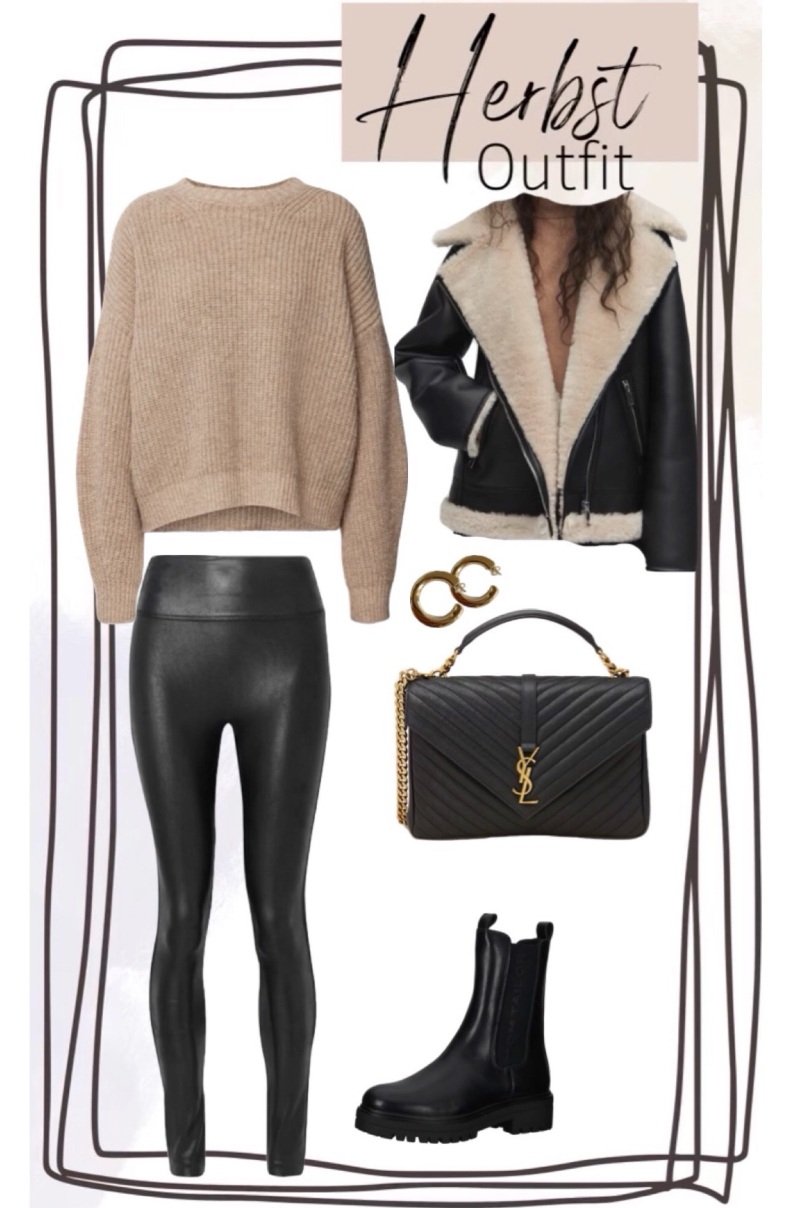 Casual Herbst Outfit, beige und schwarz.

#LTKeurope #LTKSeasonal