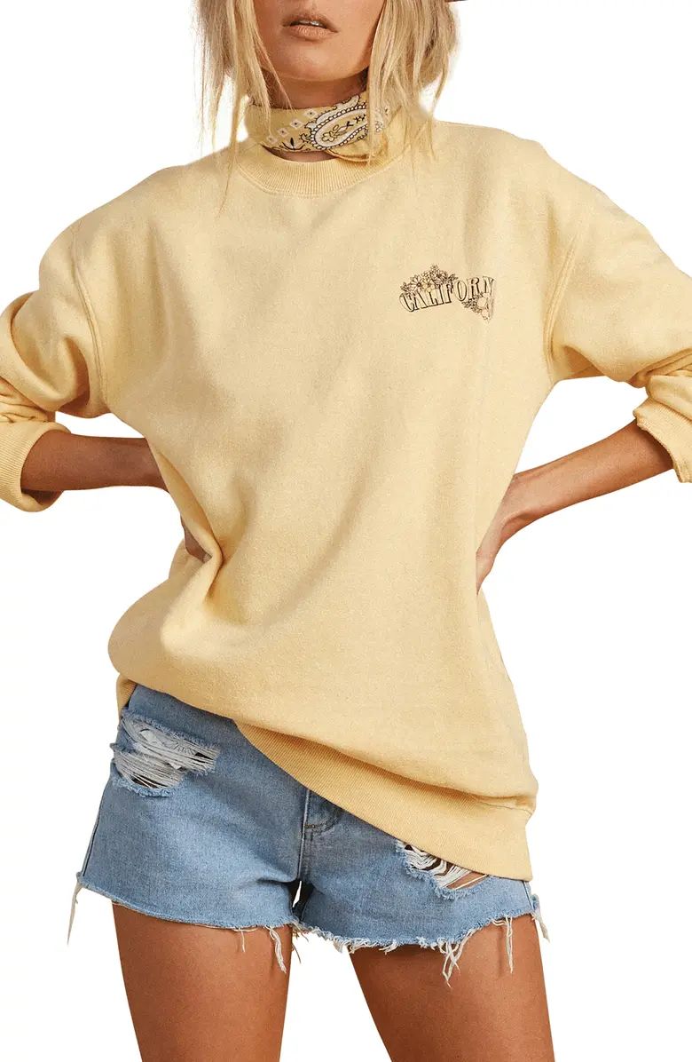 Billabong x The Salty Blonde After Sunset Graphic Sweatshirt | Nordstrom | Nordstrom