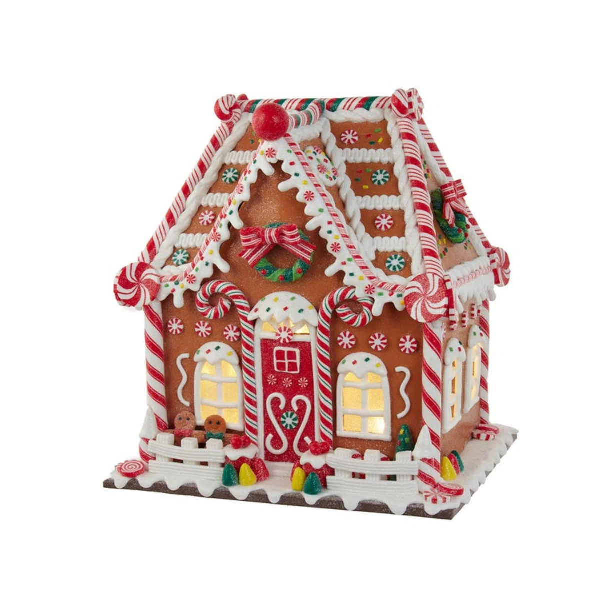 Kurt Adler Battery Operated LED Gingerbread House, 13in | Wayfair North America