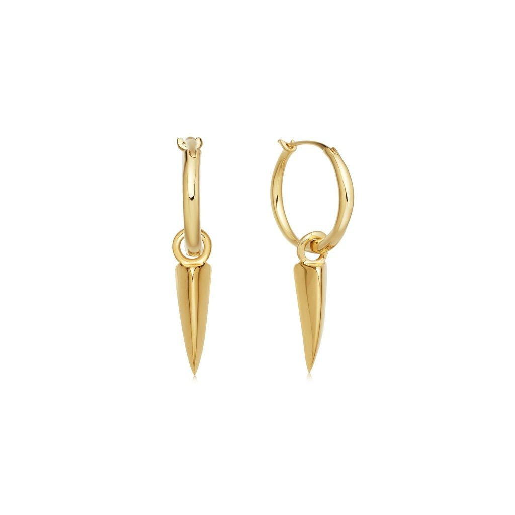 Gold Mini Claw Charm Hoop Earrings | Missoma