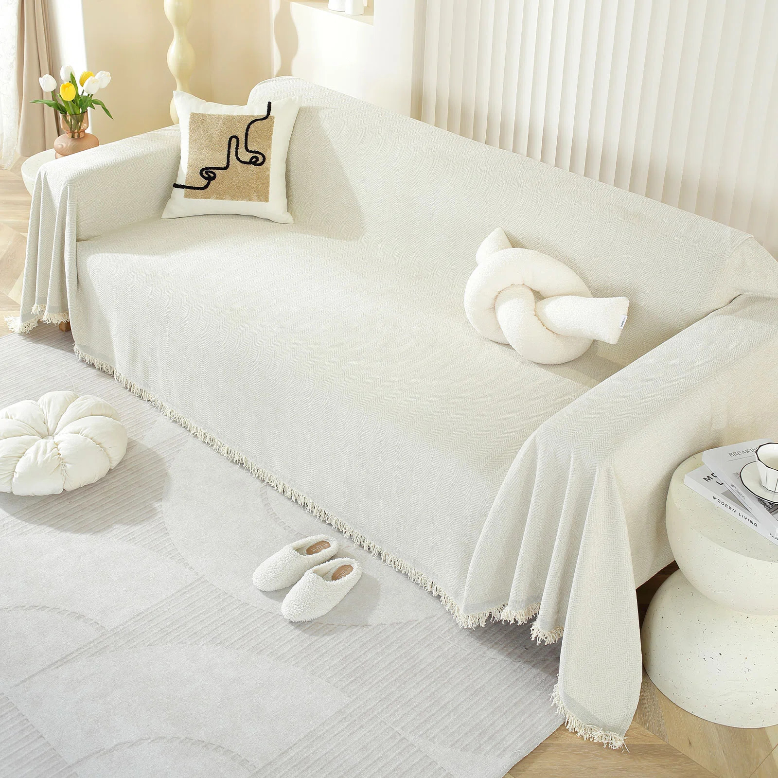 Chenille Sofa Slipcover | Wayfair North America