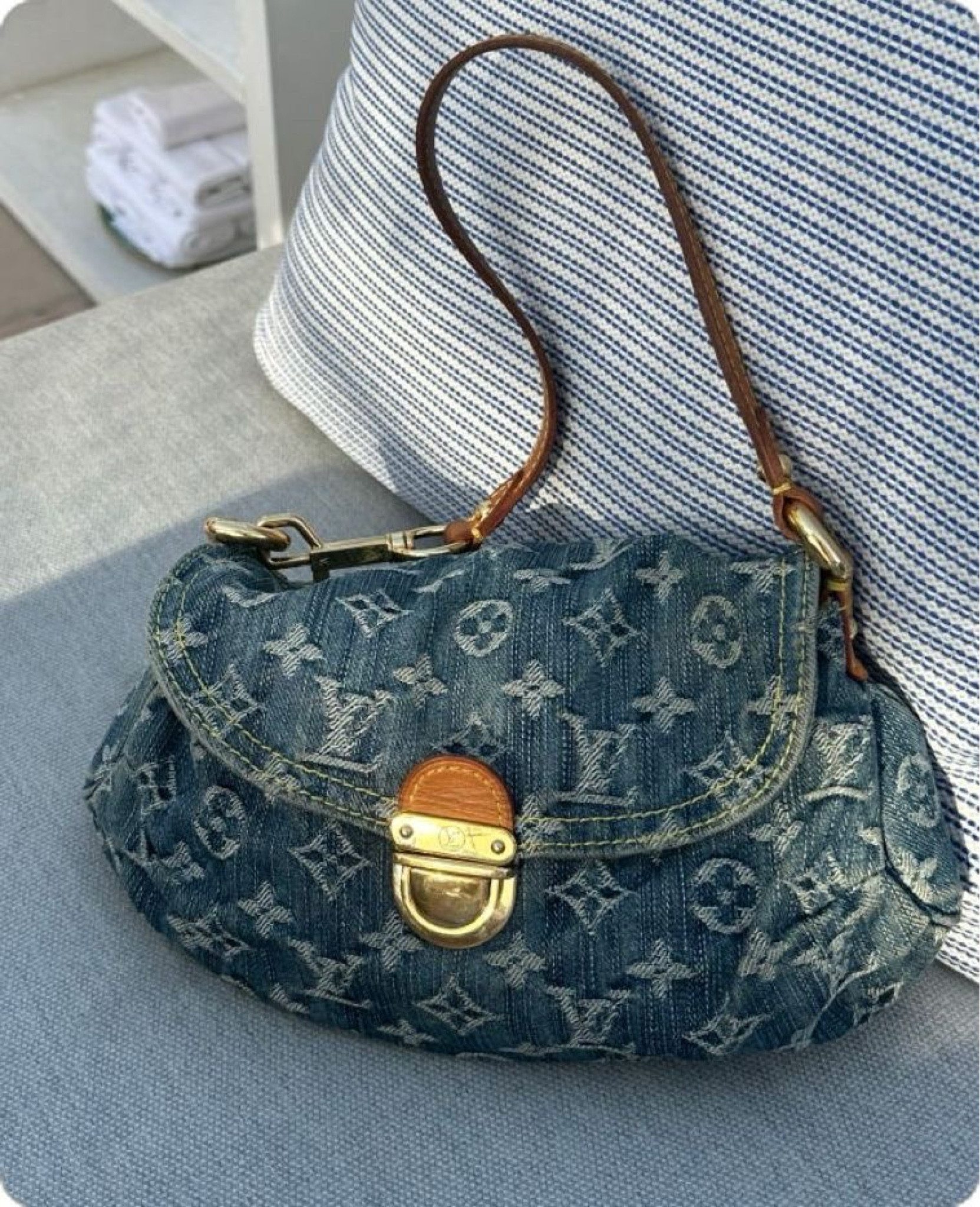 Meet the iconic Louis Vuitton denim mini bag – the ultimate blend of casual chic and luxury. Perfect for adding a touch of effortless style to any outfit. Who else is in love? 💙👜 #LouisVuitton #DenimDelight #FashionIcon

#LTKItBag #LTKStyleTip #LTKSeasonal