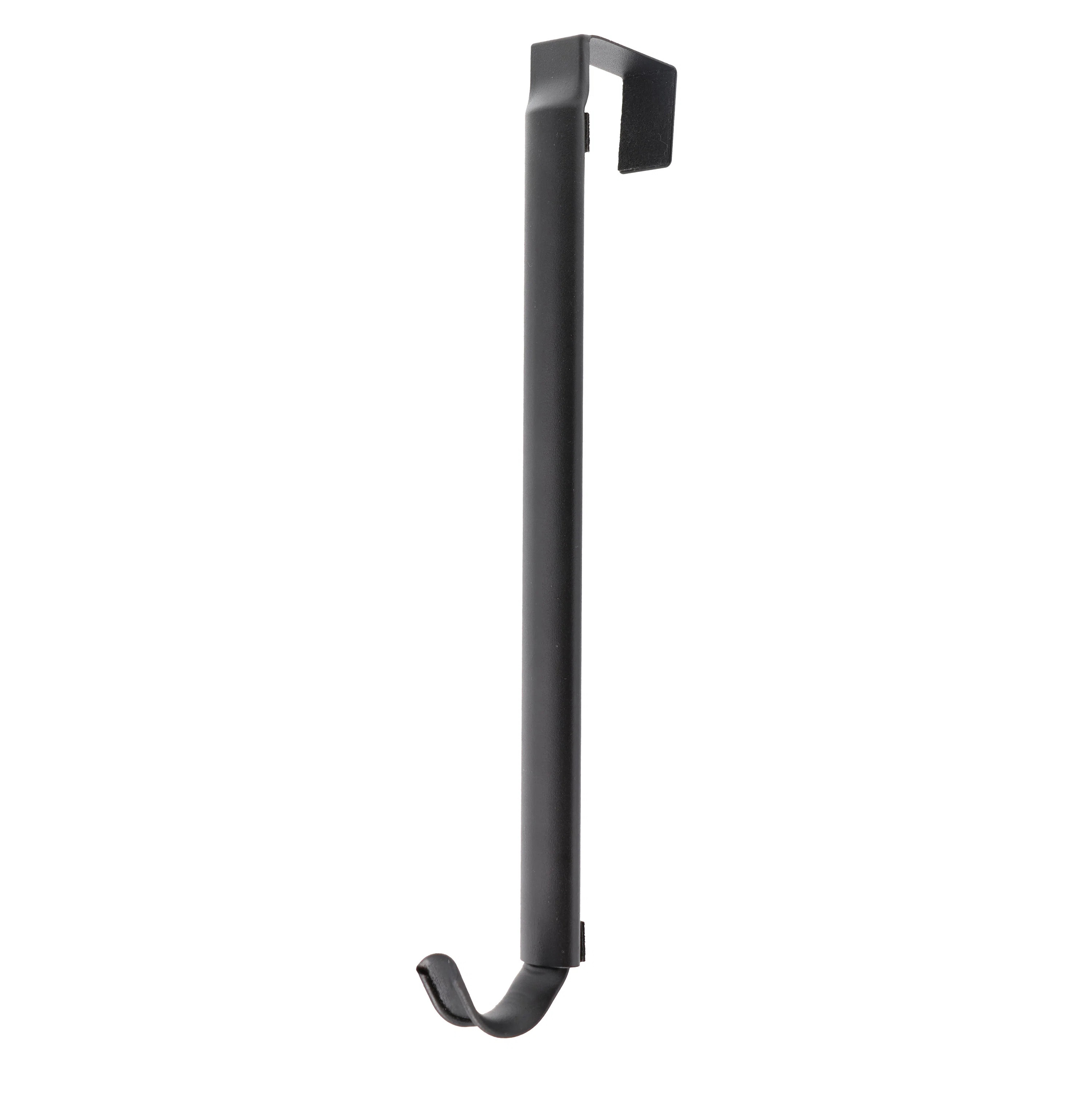 Haute Decor Adapt Premium Adjustable Length Sturdy Metal Wreath Hanger - Black | Wayfair North America