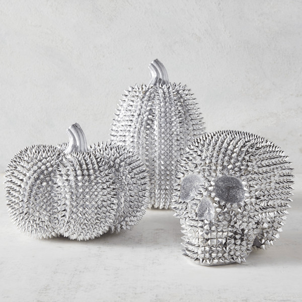 Spiked Skulls And Pumpkins | Z Gallerie