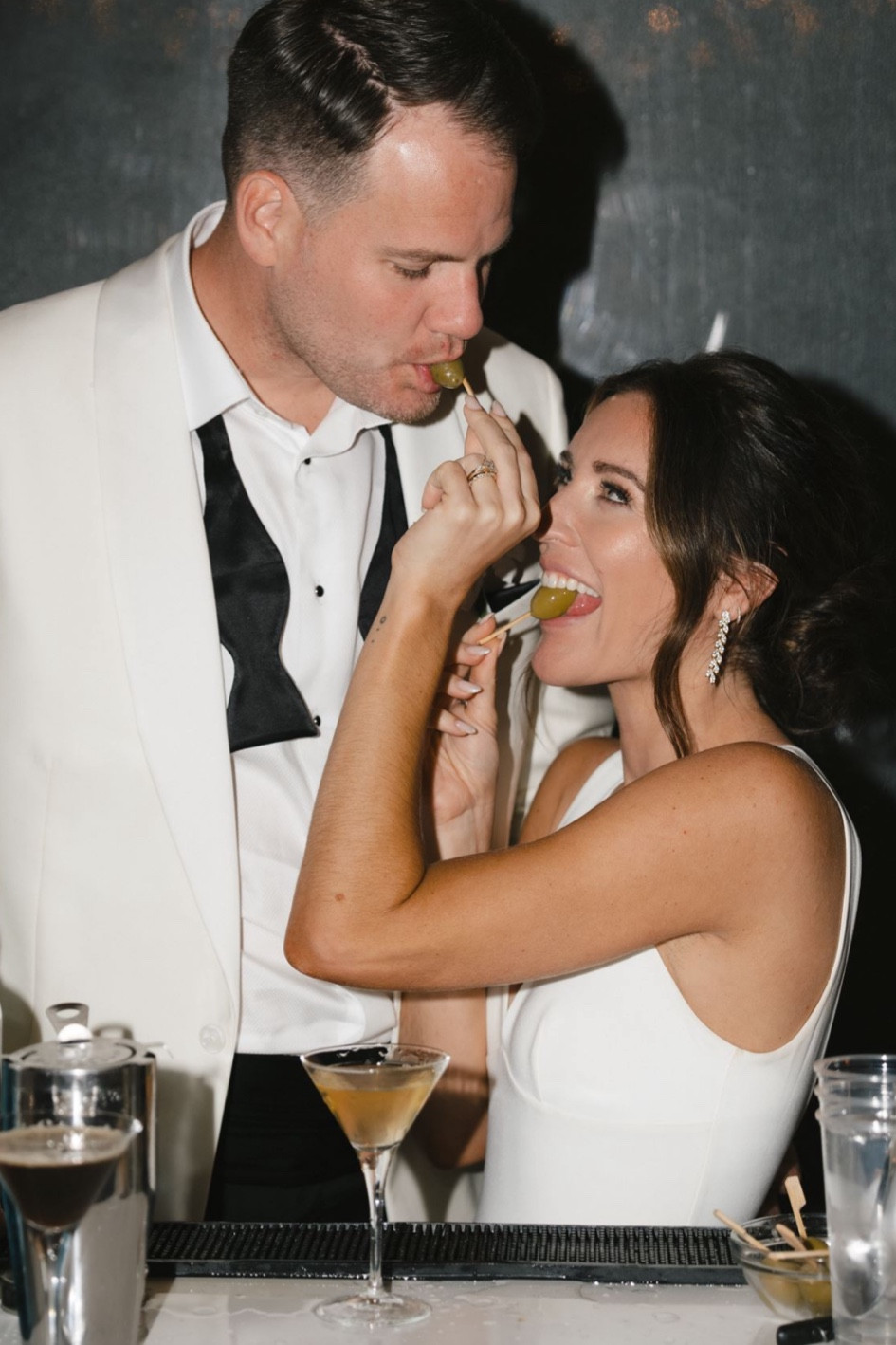 Wedding earrings + Mr. Chic’s ivory tuxedo jacket 

#LTKWedding