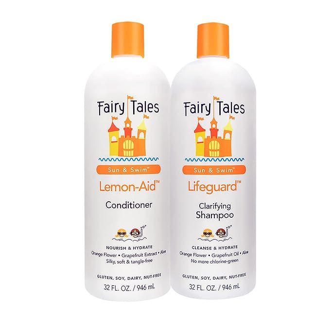 Fairy Tales Swim Shampoo 32oz and Conditioner 32oz for Kids | Made with Natural Ingredients in th... | Amazon (US)