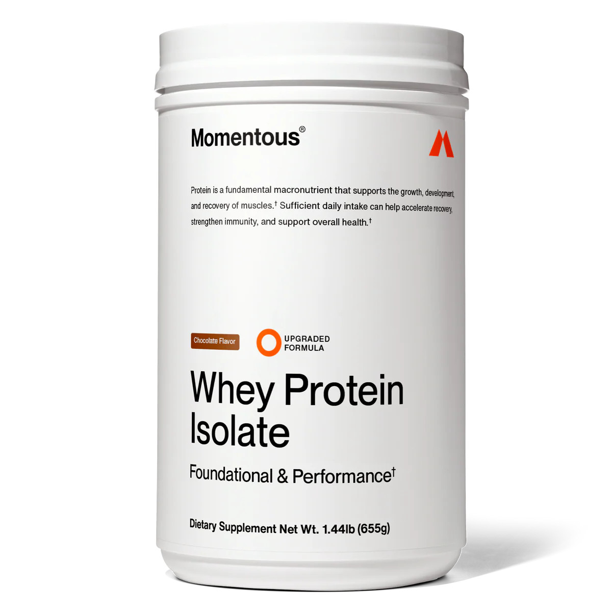 Grass Fed Whey Protein Isolate Powder - NSF Certified | Momentous