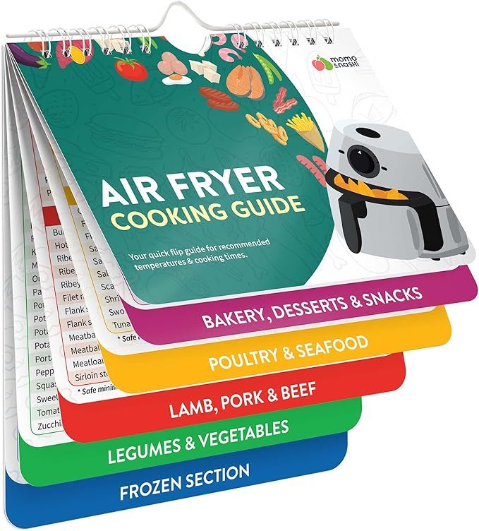 Air Fryer Cheat Sheet Magnets Cooking Guide Booklet - Air Fryer Magnetic Cheat Sheet Set Cooking ... | Amazon (US)
