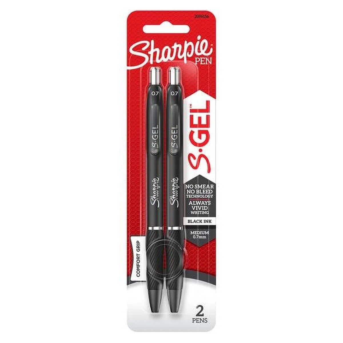 Sharpie S-Gel Pen, Retractable, Medium 0.7mm, Black Ink, 2 Count | Walmart (US)