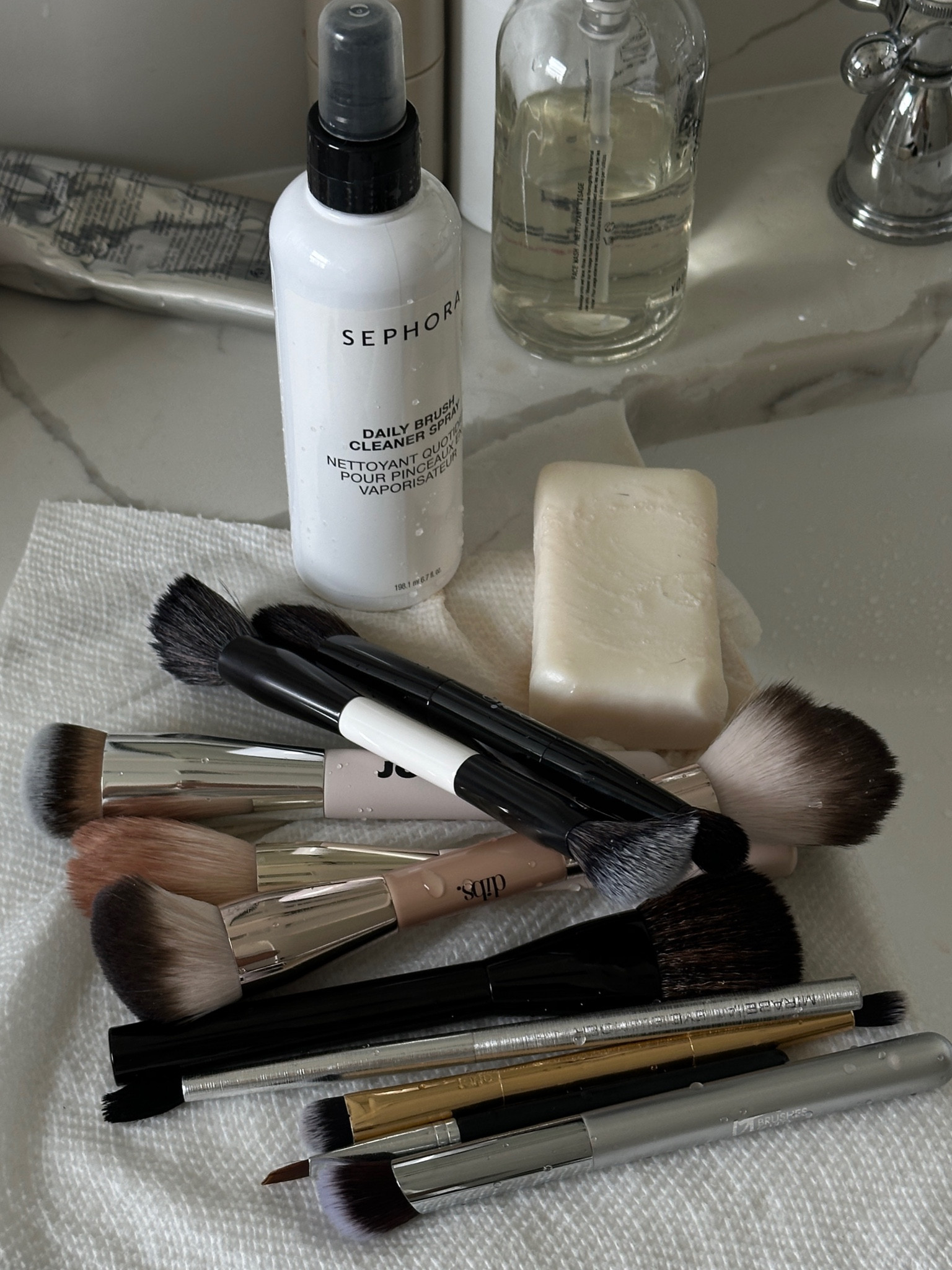 Swear by this daily brush cleaner for daily cleaning and deep cleans with a baby soap bar!! 

#LTKBeauty