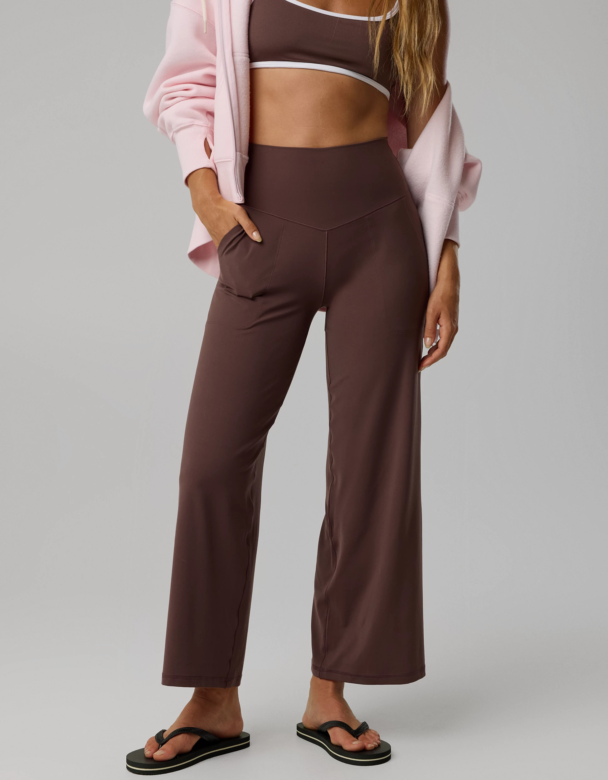 OFFLINE By Aerie Real Me XTRA High Waisted Crop Trouser | American Eagle Outfitters (US & CA)