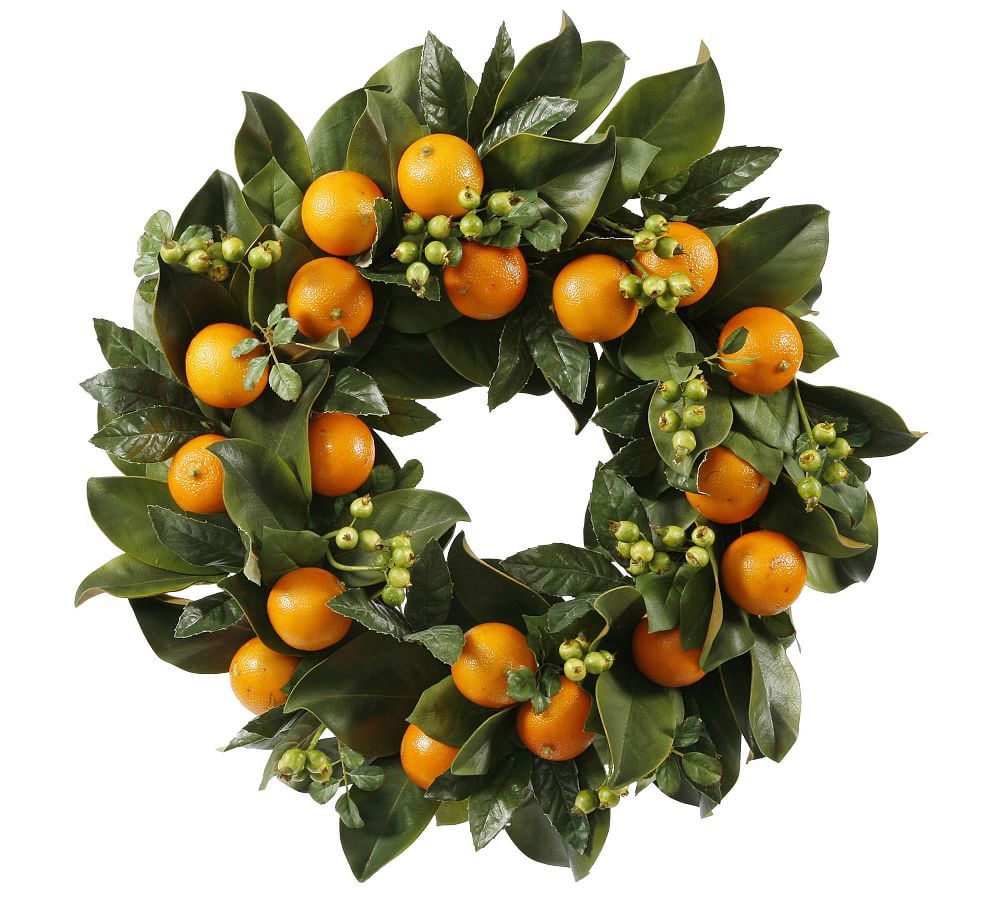 Faux Orange Wreath | Pottery Barn (US)