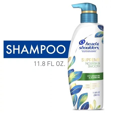 Head and Shoulders Supreme Shampoo, Nourish and Smooth, 11.8 Fl Oz | Walmart (US)