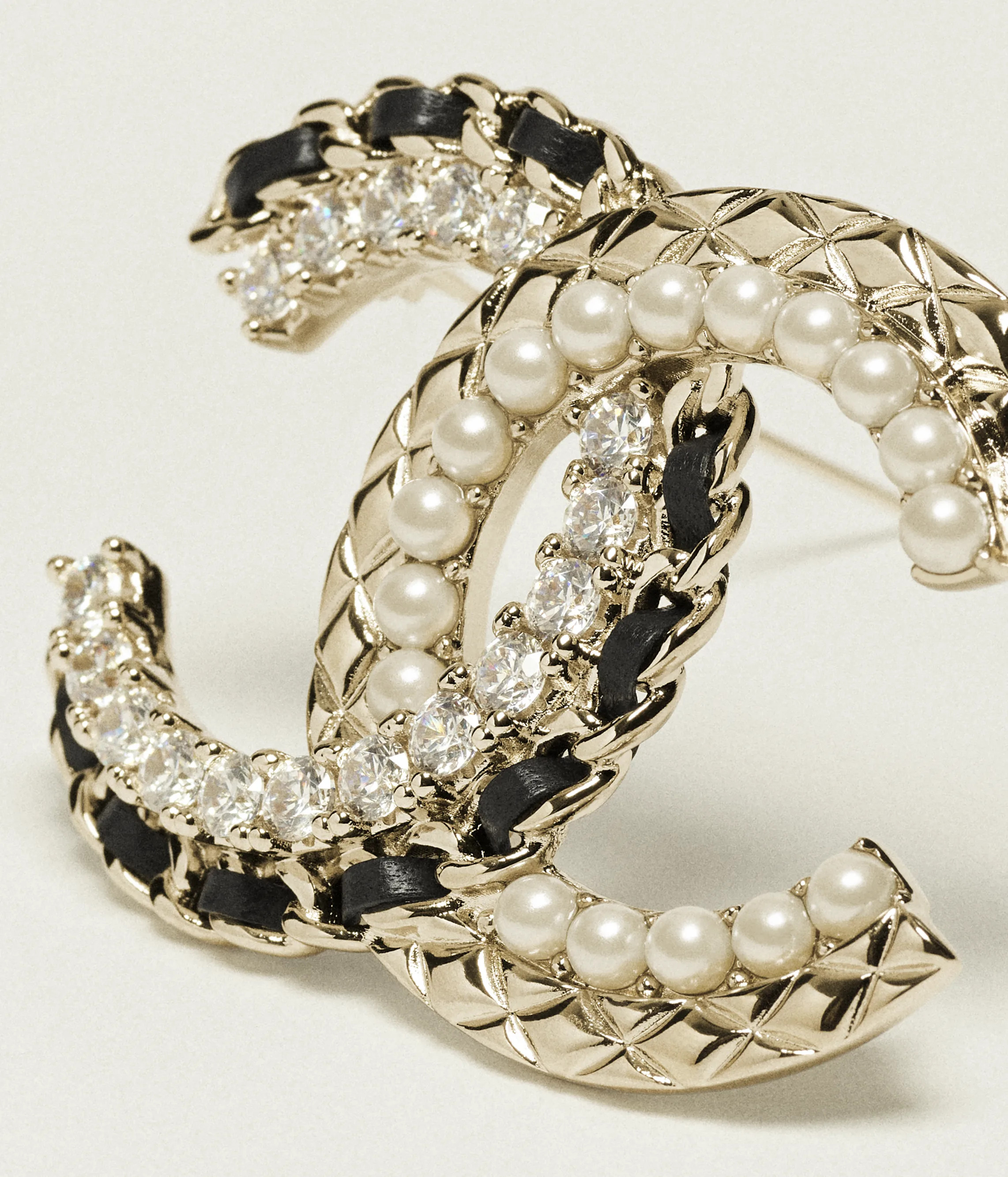 Metal, Lambskin, Strass & Imitation Pearls | Chanel, Inc. (US)