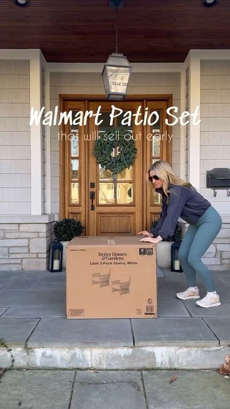 My favorite Walmart patio set that will sell out early!! Snag this designed inspired buy for a fraction of the cost!!
(4/26)

#LTKVideo #LTKstyletip #LTKhome