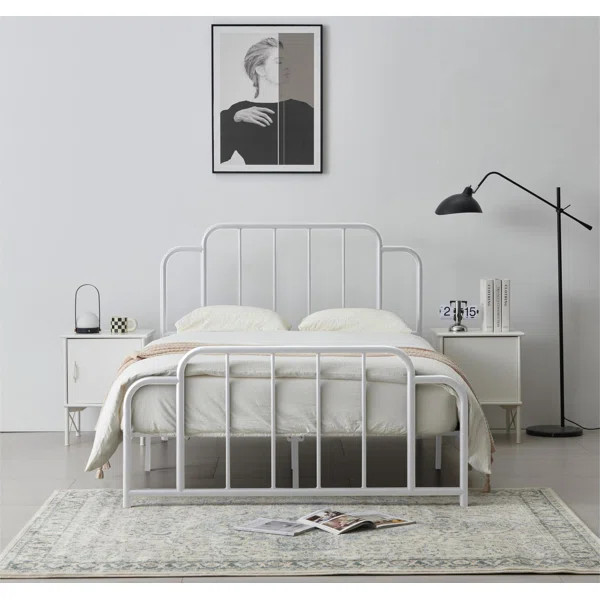 Gurtha Metal Platform Bed | Wayfair North America