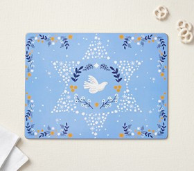 Rifle Paper Co.  Hanukkah Placemat | Pottery Barn Kids