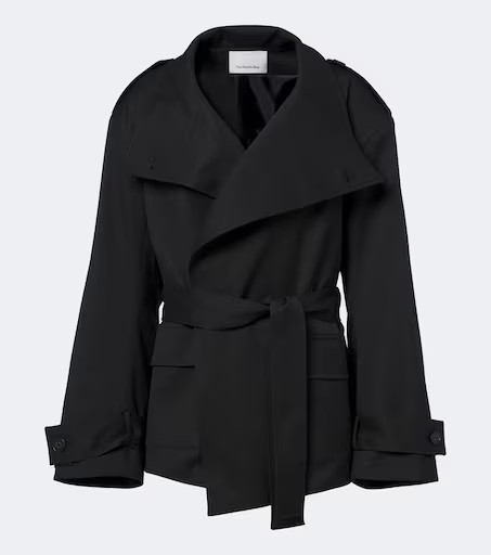 The Frankie Shop Tavea belted double-breasted jacket | Mytheresa (US/CA)