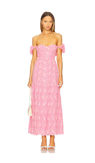 Tasia Maxi Dress in Pink | Revolve Clothing (Global)