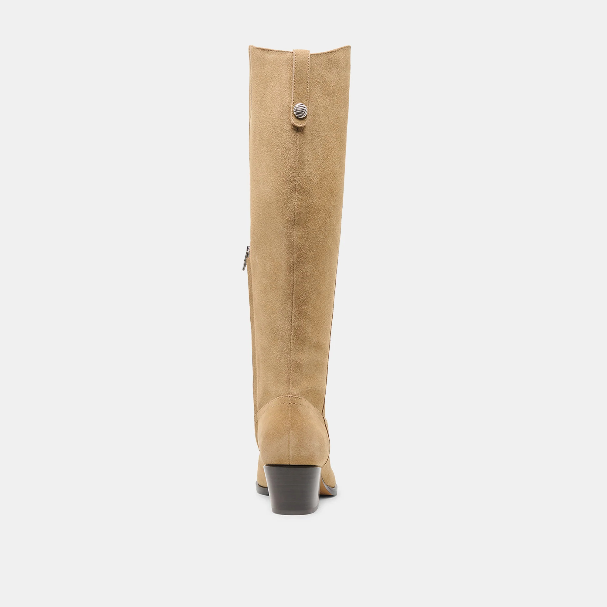 Virona H2O Waterproof Dk Taupe Suede Extra Wide Calf Boots | Dolce Vita | DolceVita.com
