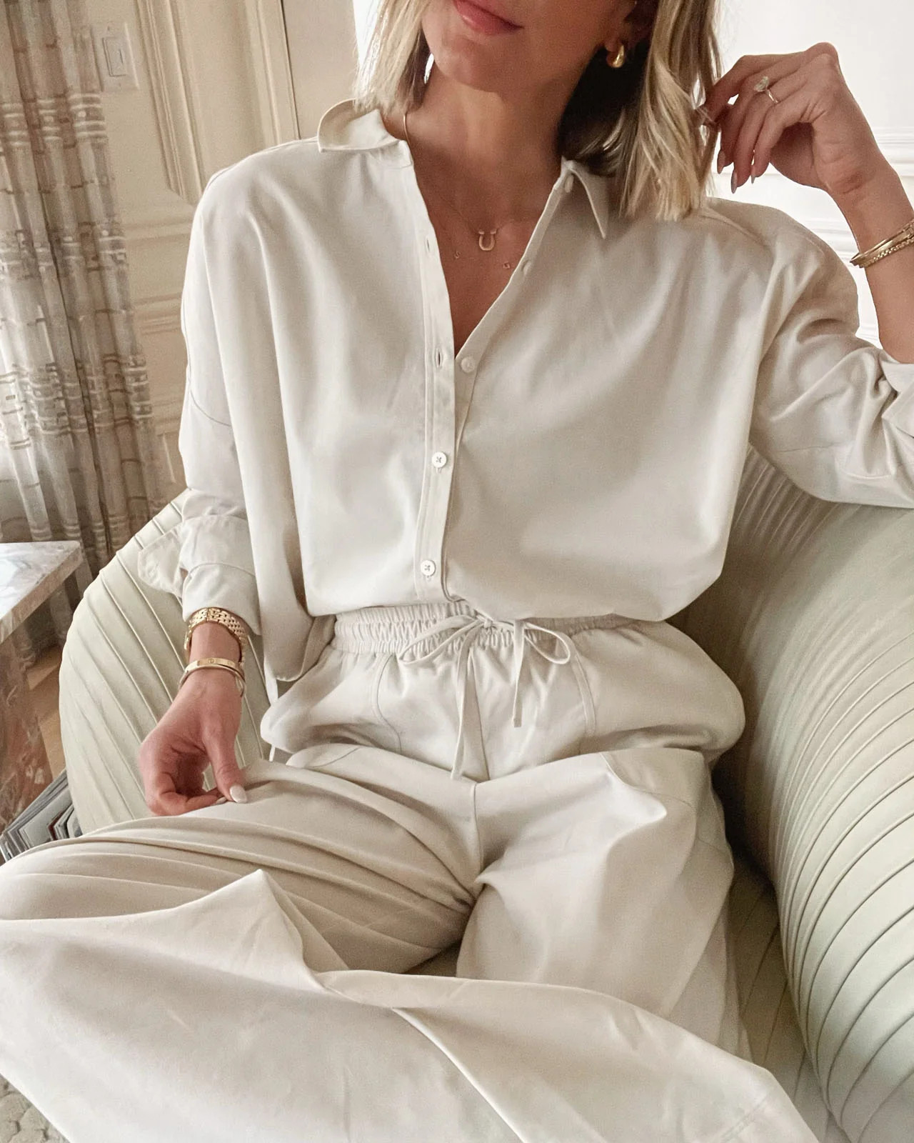 Splendid x @Cellajaneblog Poplin Button Down | Splendid
