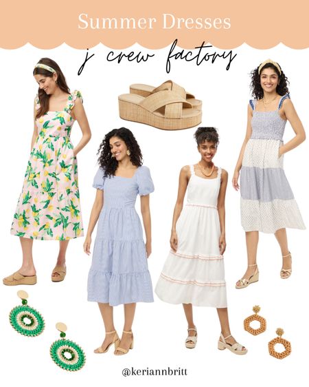 J Crew Factory Summer Dresses

Midi dress / earrings / summer outfit inspo / preppy outfit / striped dress / j. Crew

#LTKStyleTip #LTKSeasonal #LTKSaleAlert