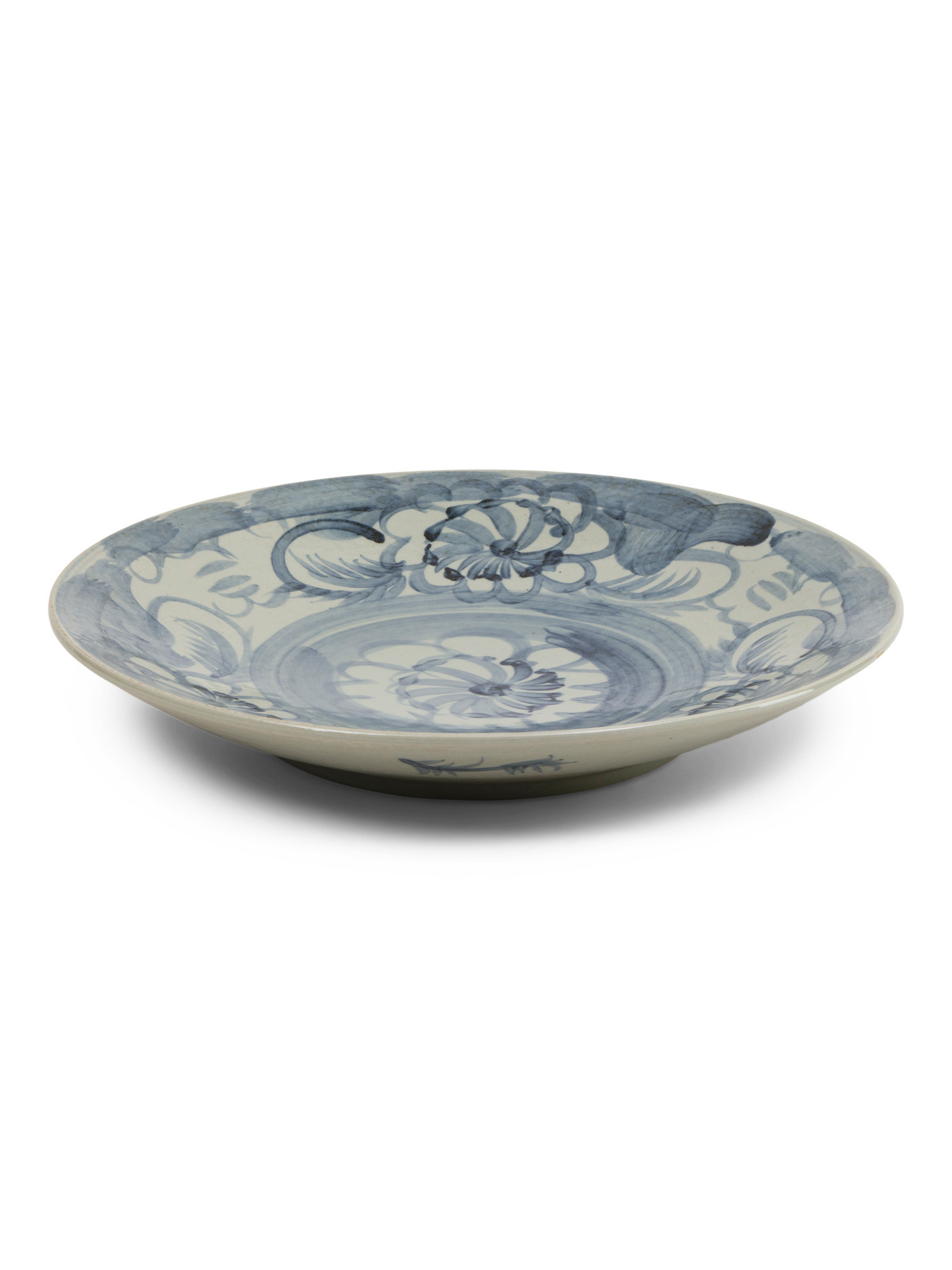 18x4 Porcelain Silla Sea Grass Decorative Plate | TJ Maxx