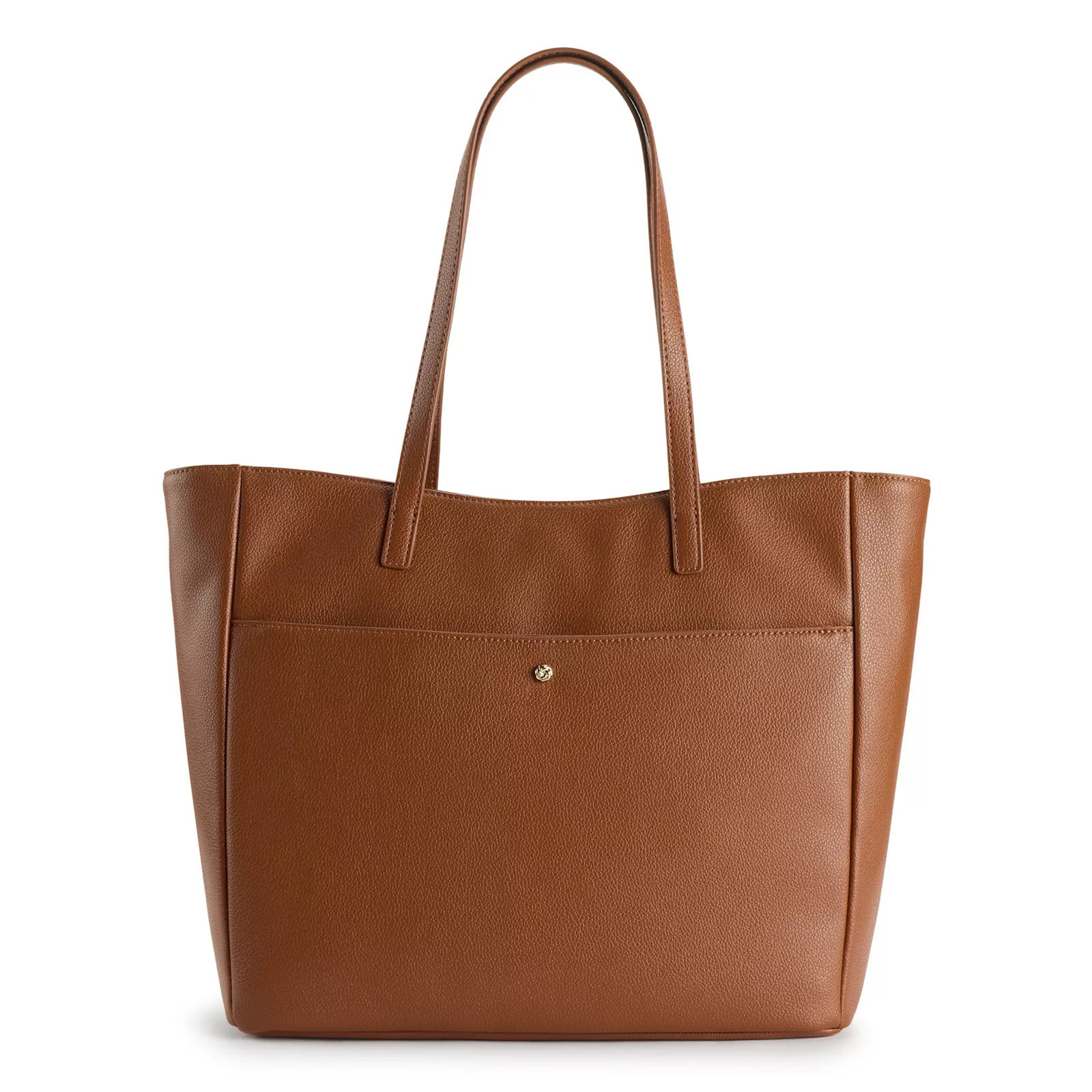 LC Lauren Conrad Corina Tote Bag, Saddle | Kohl's