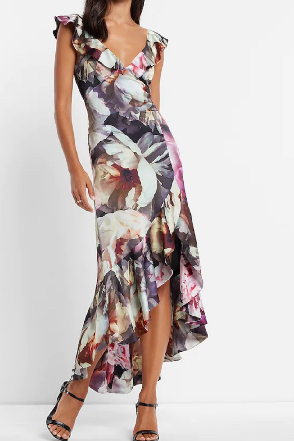 Satin High Low Maxi dress 
#weddingguest #datenight #petitefriendly 

#LTKstyletip #LTKSeasonal #LTKwedding
