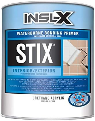 INSL-X SXA11009A-04 Stix Acrylic Waterborne Bonding Primer, 1 Quart, White | Amazon (US)