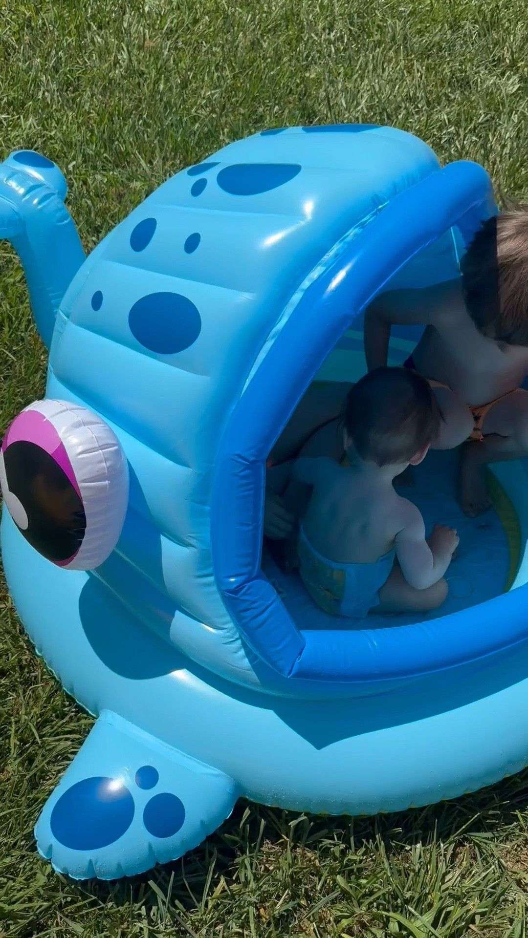 The baby pool you need for the summer! This is such a cute baby / toddler pool. It allows baby to be shaded but also has some netting to let that summer breeze in. This is perfect! 

#LTKSeasonal #LTKBaby #LTKKids